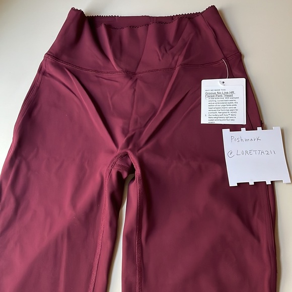 Lululemon Groove No Line Flared Pant Heart - Picture 6 of 8